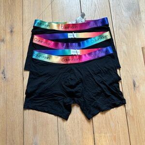 Pack of three Calvin Klein PRIDE boxer briefs